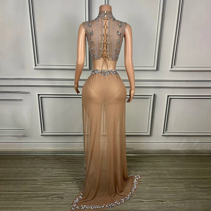 High Slit Cocktail Dress