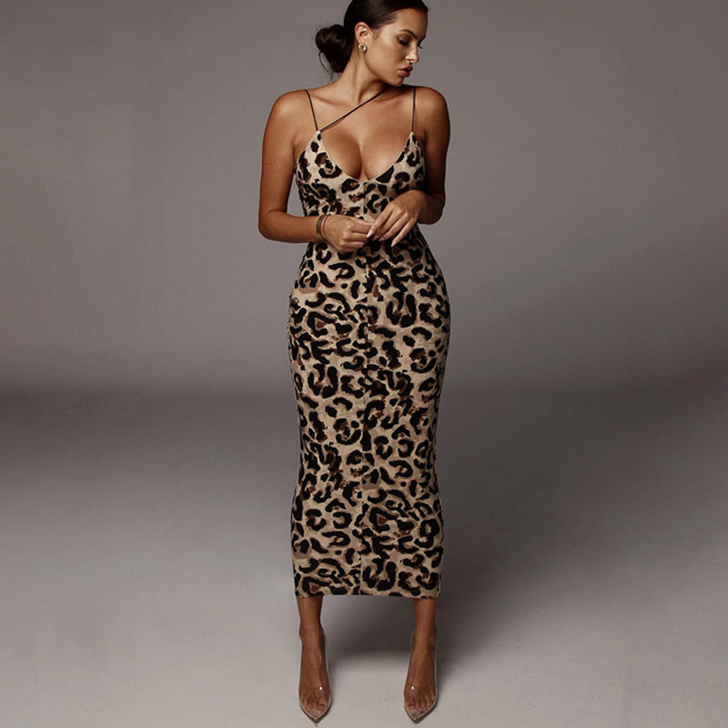 Printed Slip Maxi Dress