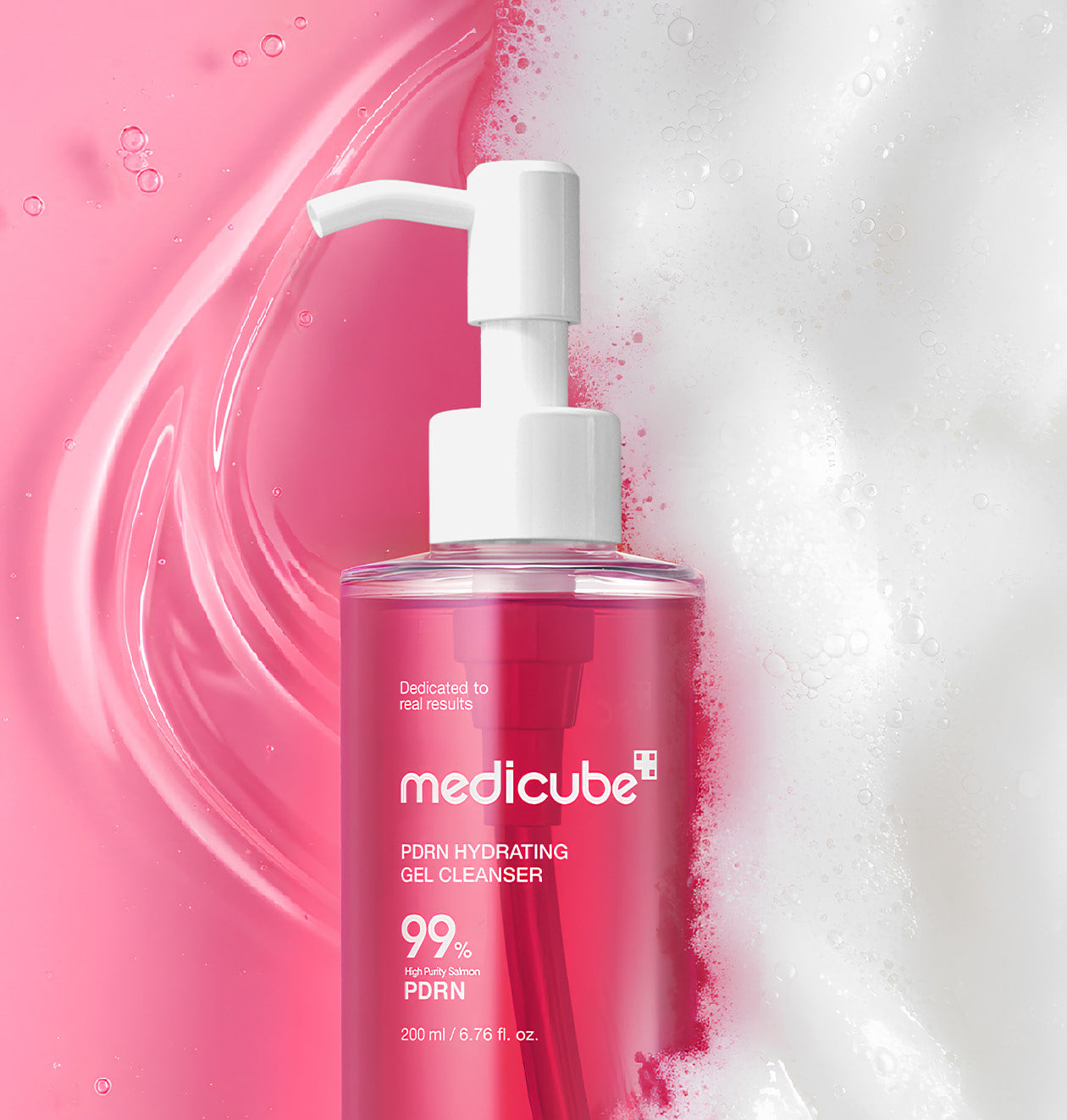 Medicube PDRN Gel to Foam Cleanser