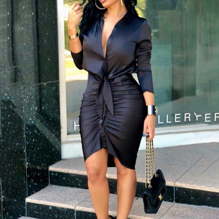 Silk Bodycon Dress