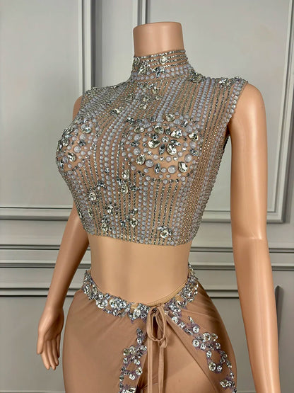 High Slit Cocktail Dress