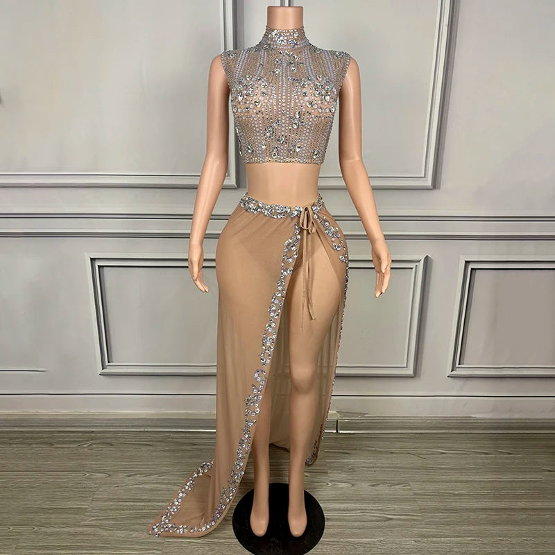 High Slit Cocktail Dress