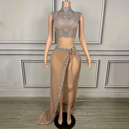 High Slit Cocktail Dress