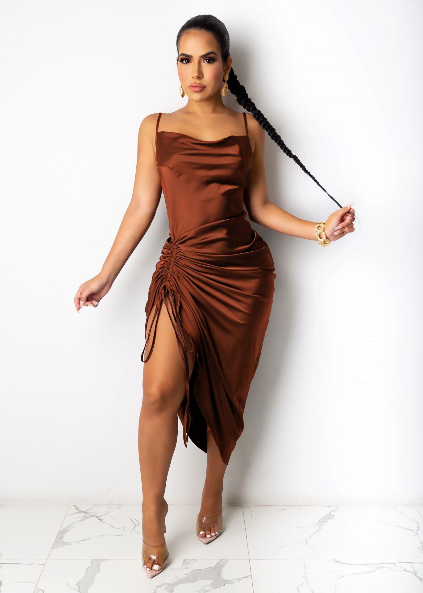 Satin Night Dress