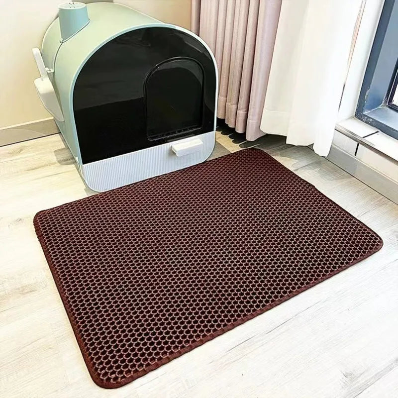 Non Slip Washable Cat Litter Mat