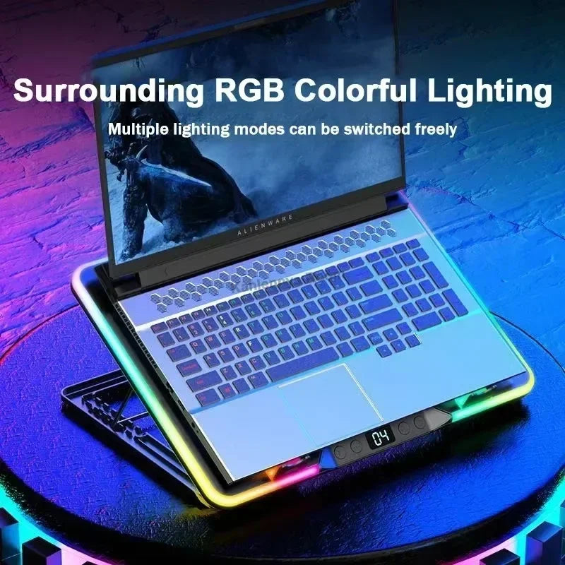 Dual USB LED Screen Laptop Notebook Cooler