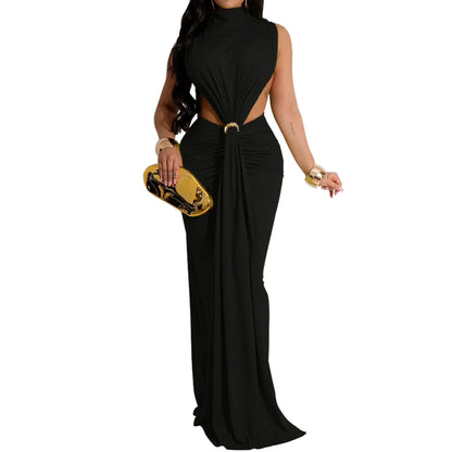 Women's Sleeveless Sexy Side Dress