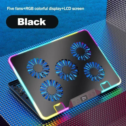 Dual USB LED Screen Laptop Notebook Cooler