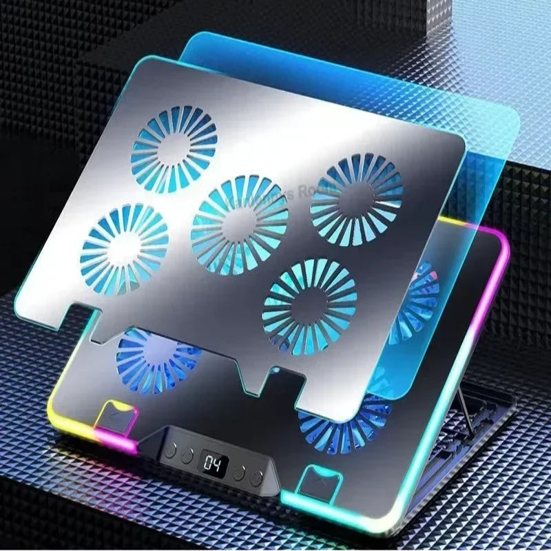 Dual USB LED Screen Laptop Notebook Cooler