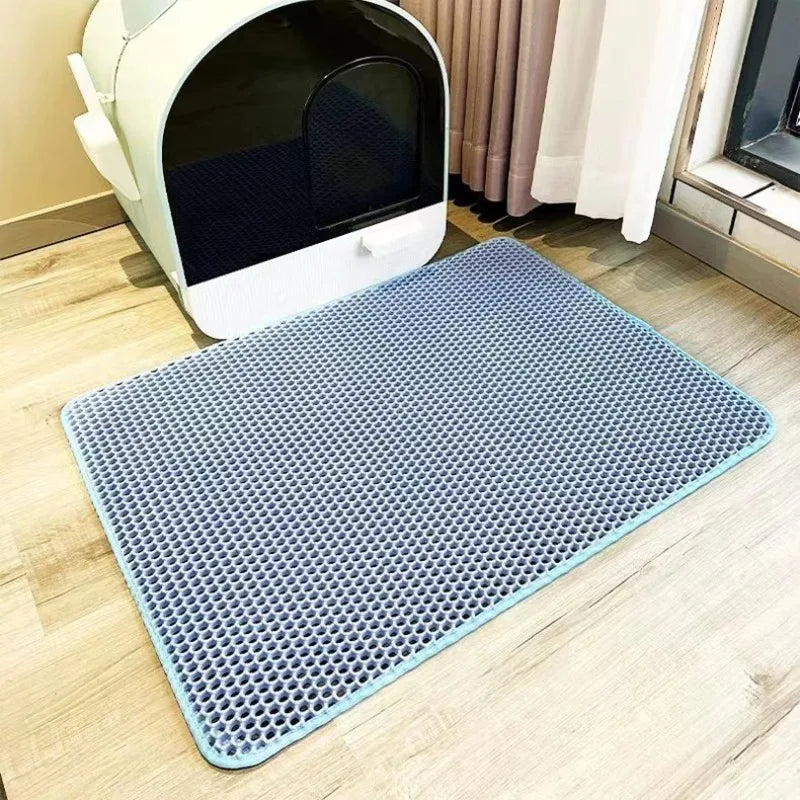Non Slip Washable Cat Litter Mat