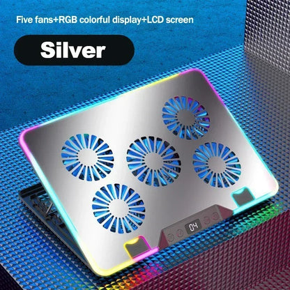Dual USB LED Screen Laptop Notebook Cooler