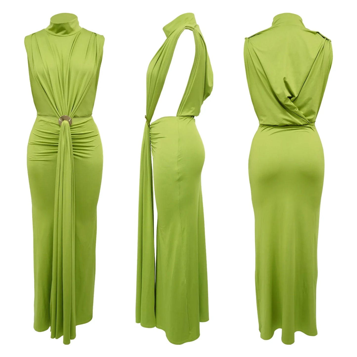 Women's Sleeveless Sexy Side Dress