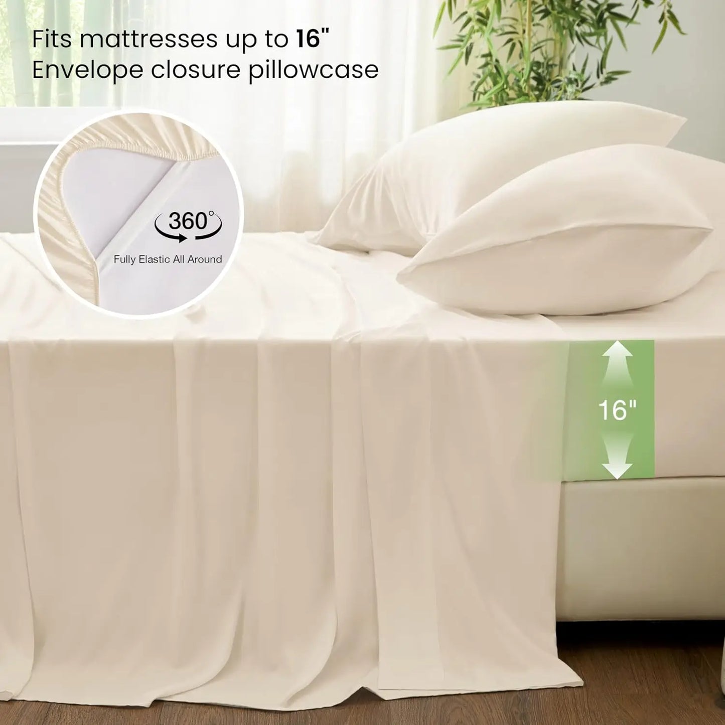 Bamboo Rayon Cooling Sheet Set
