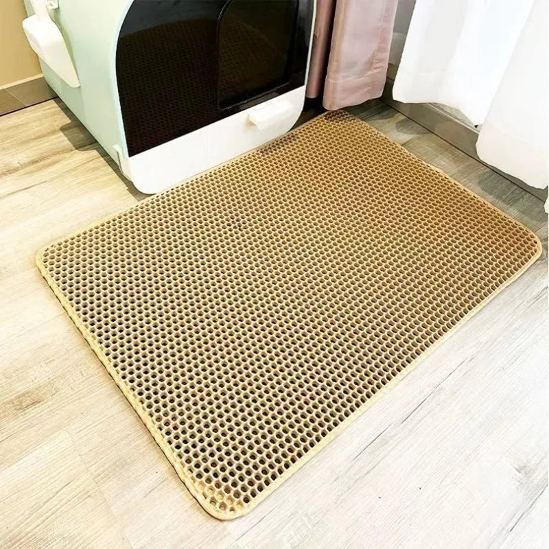 Non Slip Washable Cat Litter Mat
