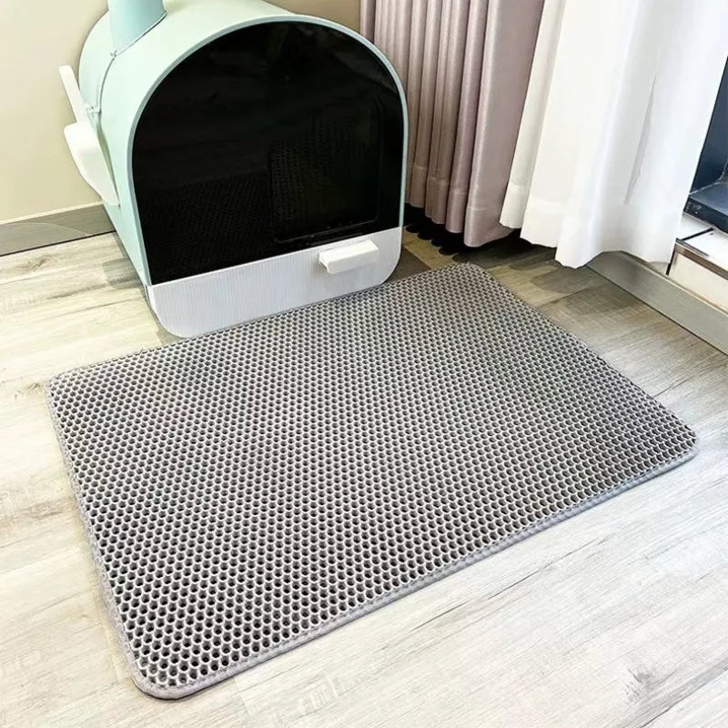 Non Slip Washable Cat Litter Mat